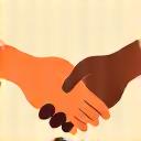 Handshake icon representing 'Community Champion Award'